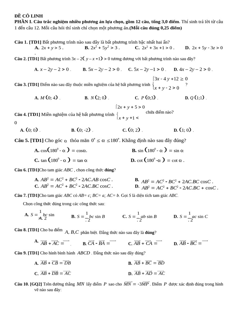 ĐỀ TỔNG HỢP GV TOÁN | PDF