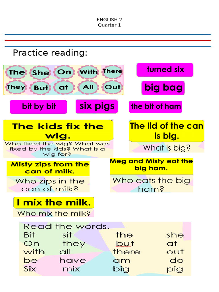 English 2 - Reading 2 | PDF