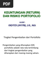 Rumus Perhitungan Return Saham
