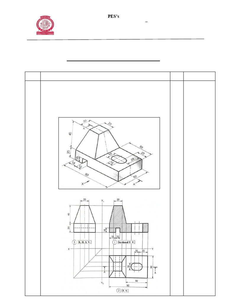 EGD Question Bank: Orthographic Projections | PDF | Chess Openings | Chess