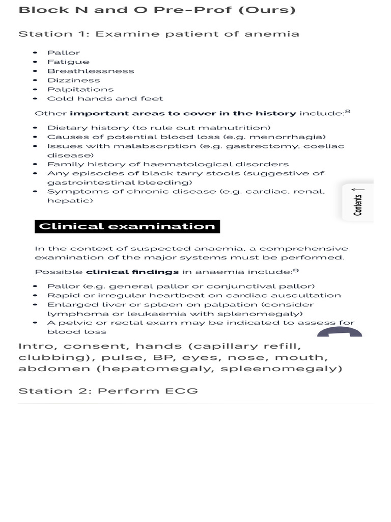 Block N and O Pre-Prof (Ours) | PDF | Heart | Medical Specialties