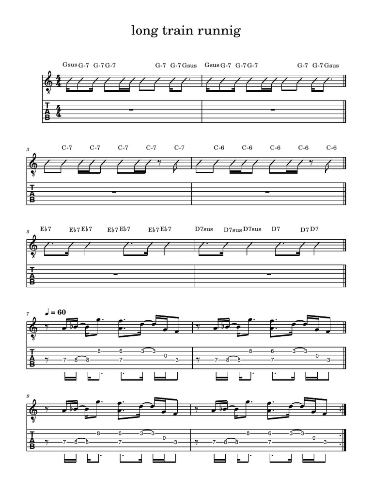 Long Train Running | PDF