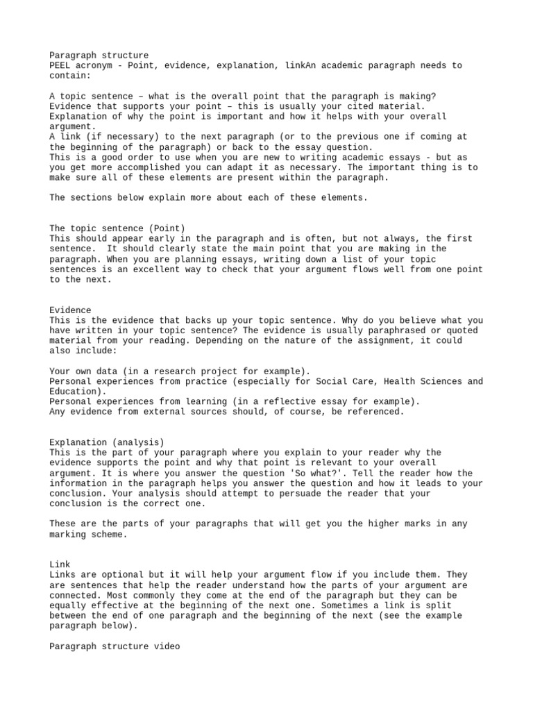 Mastering Academic Paragraph Structure | PDF | Essays | Paragraph