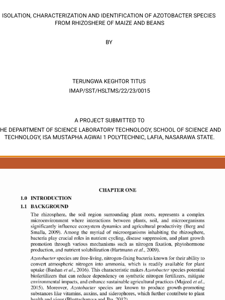 Isolation and Identification of Azotobacter | PDF