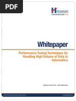 Performance Tuning Techniques in Informatica - 0