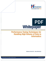 Performance Tuning Techniques in Informatica - 0