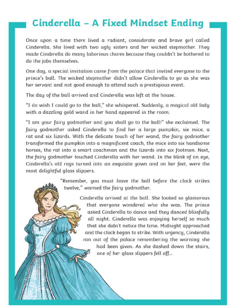 Cinderella Plot Twist Ending Assignment | PDF