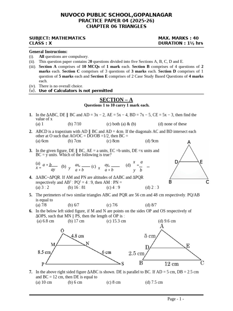 Triangle 10 | PDF | Geometric Shapes | Euclidean Geometry