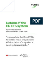Reform of the EU ETS System - FORES Study 2012:4