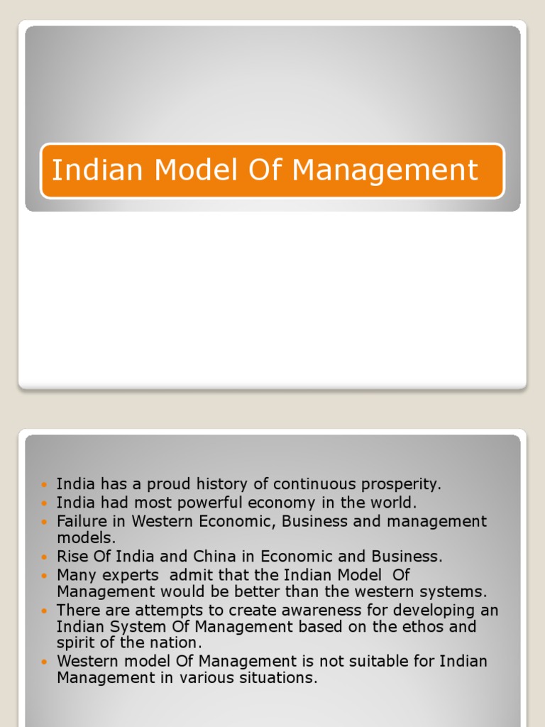 Indian Management: A Cultural Perspective | PDF | Economies | Economy ...