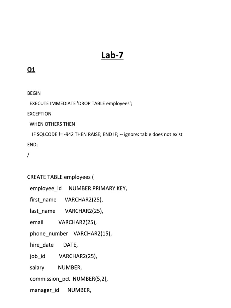 DBMS Lab 7 New | PDF