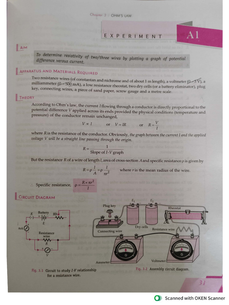Experiment 1 Sec A Physics | PDF