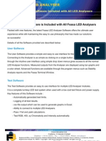 FEASA LED Analyser Software