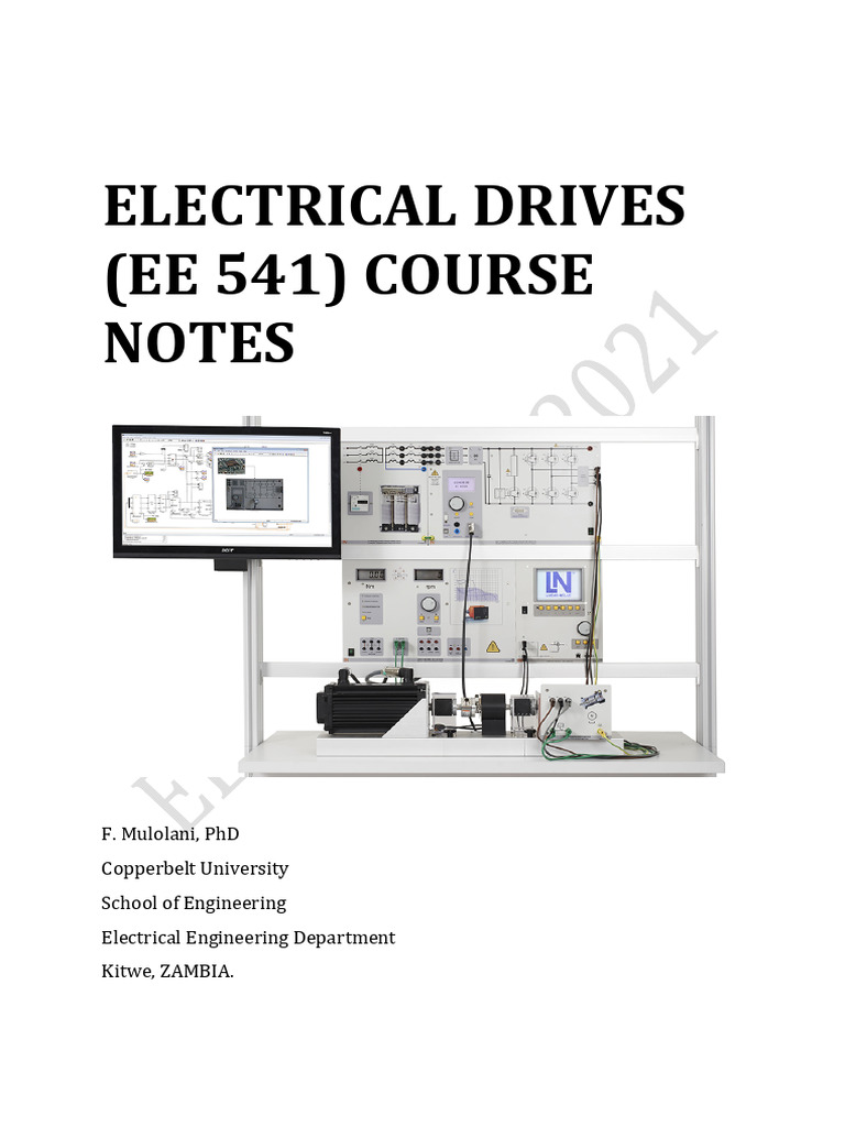 Electrical Drives Course Notes EE 541 | PDF | Bipolar Junction ...