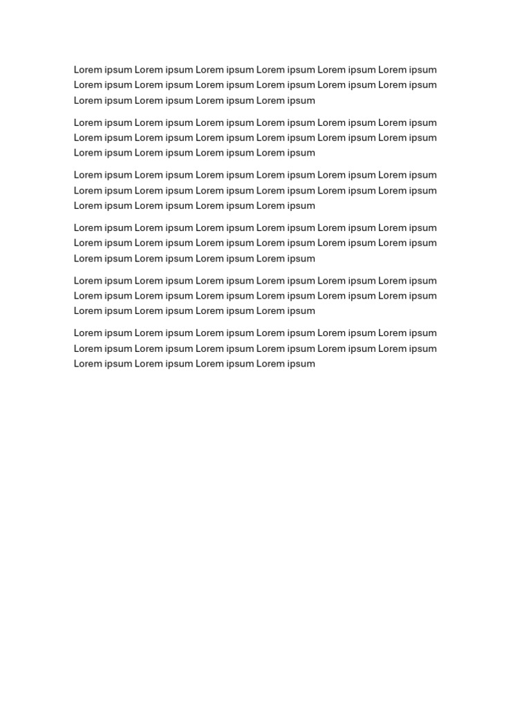 Placeholder Text Overview | PDF