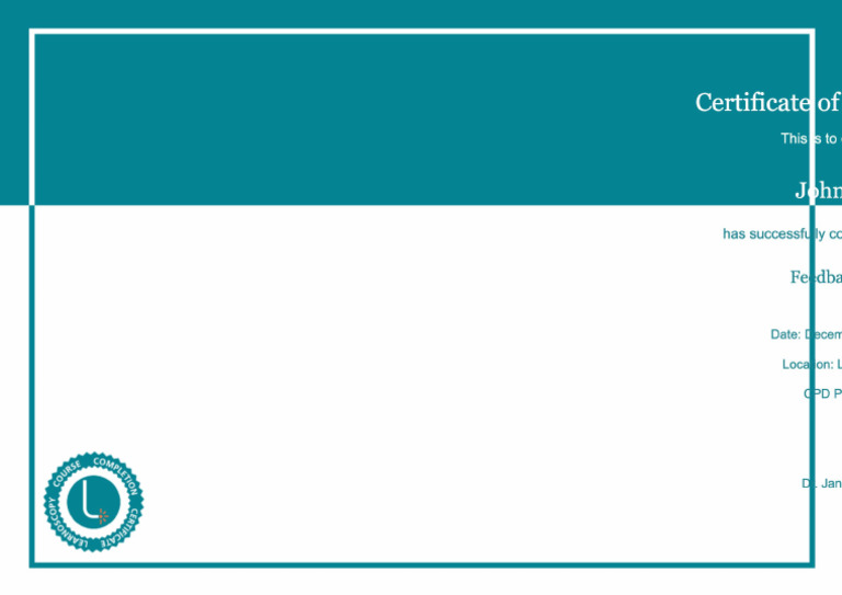 Certificate | PDF