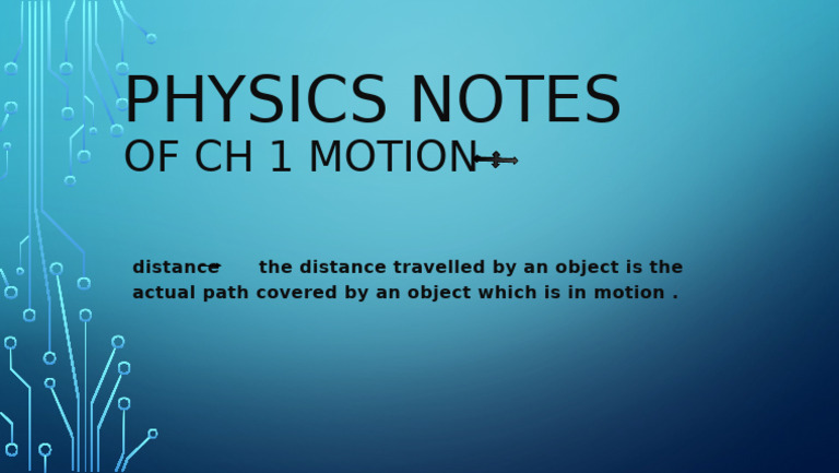 Physics Notes | PDF