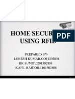 Home Security Using Rfid: Prepared by