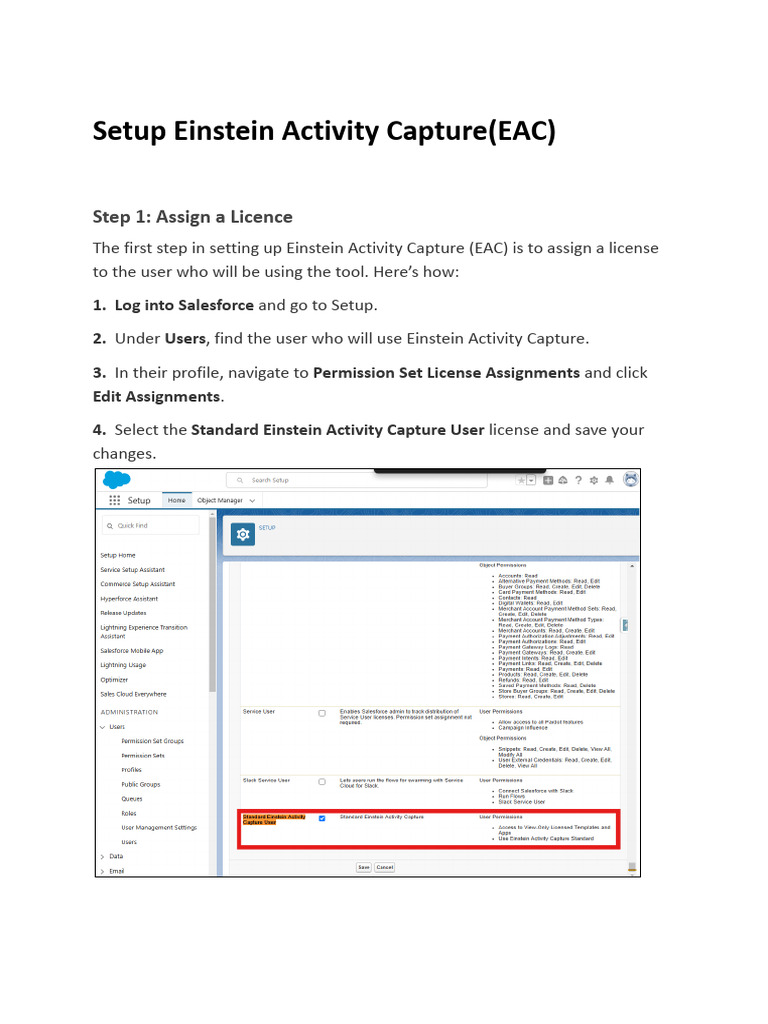 Setup Einstein Activity Capture (EAC) | PDF | Microsoft Outlook | Microsoft