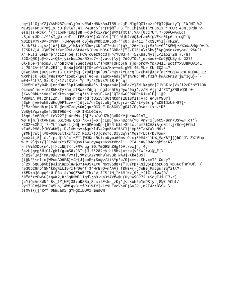 Encrypted Data String Analysis | PDF