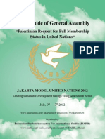 Study Guide of General Assembly: "Palestinian Request For Full Membership Status in United Nations"