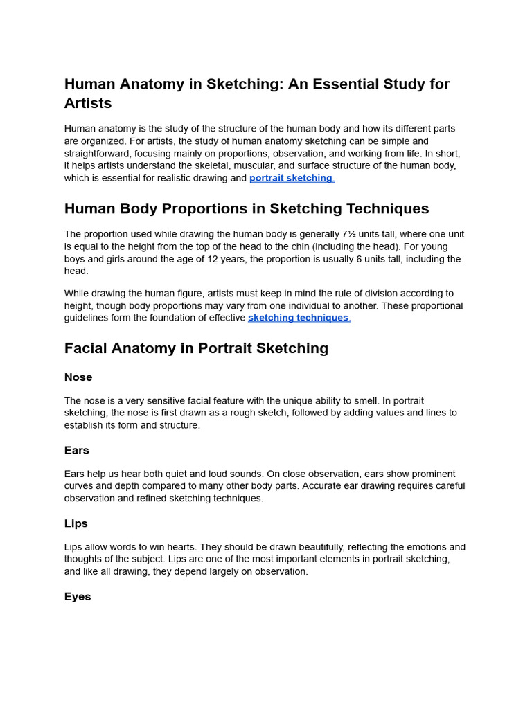 Mastering Human Anatomy for Artists | PDF | Drawing | Anatomy
