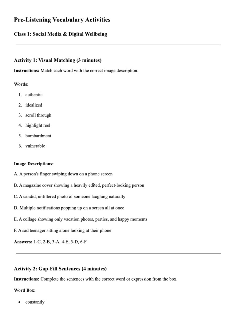 Class 3 - Summer Course | PDF