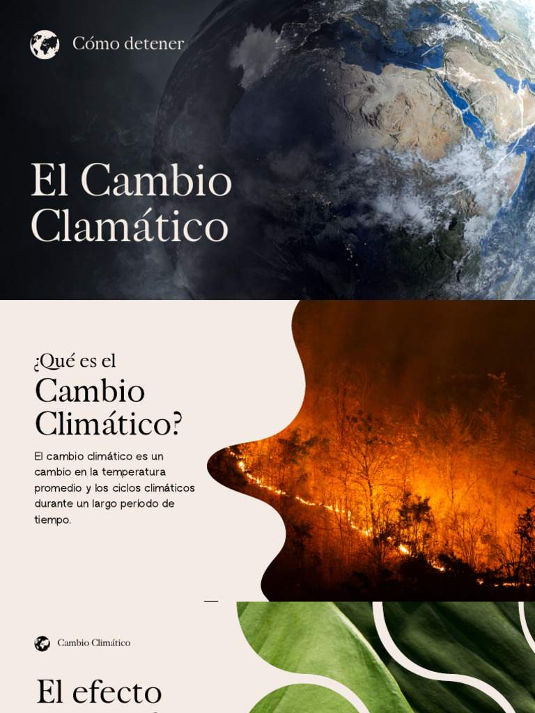 Cambio climático y sus consecuencias en el mundo | PDF