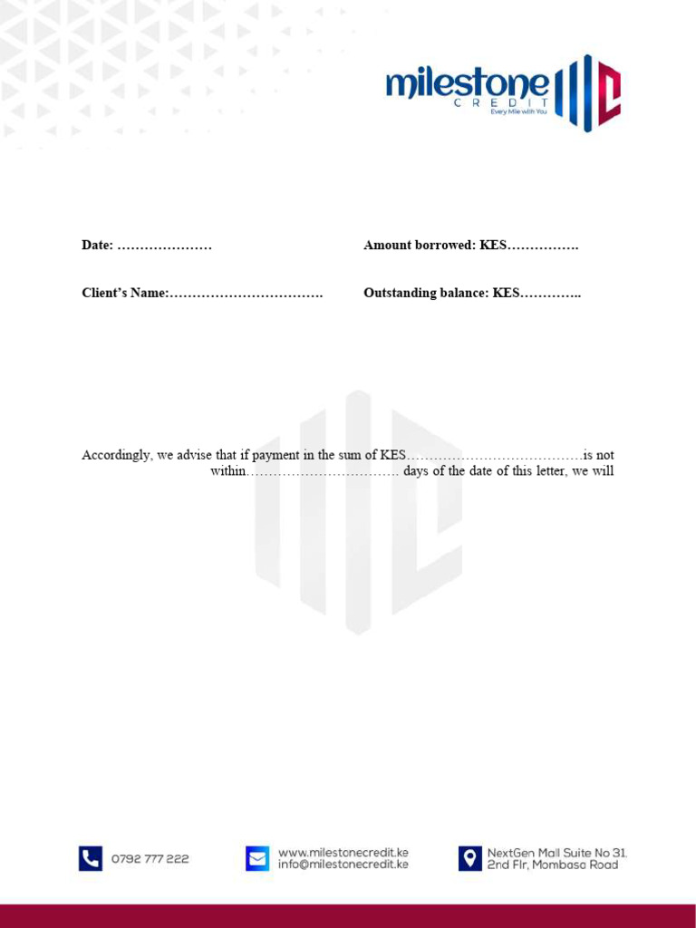 Mcl Demand Letter PDF | PDF