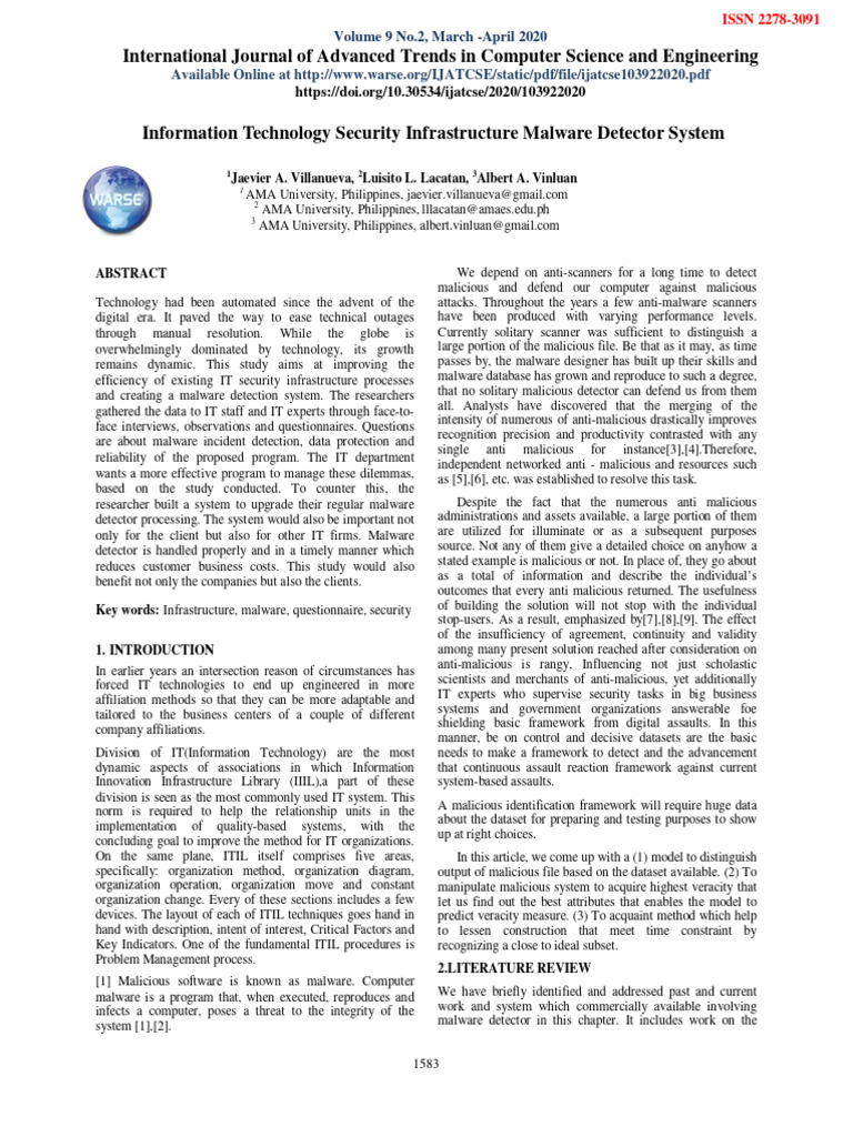 Malware Detection System Enhancement | PDF | Malware | Data Mining