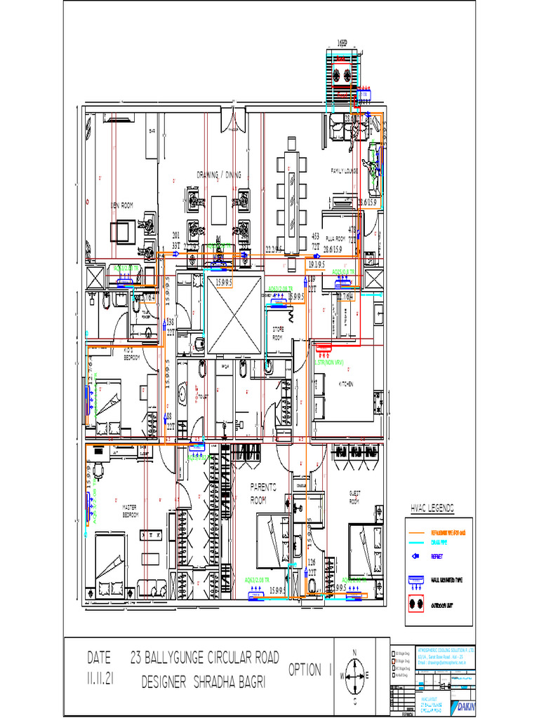 HVAC System Specifications and Layout | PDF | Room | Home