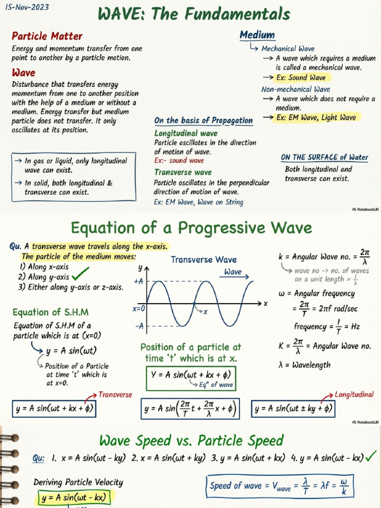 Wave Motion AI Physics | PDF