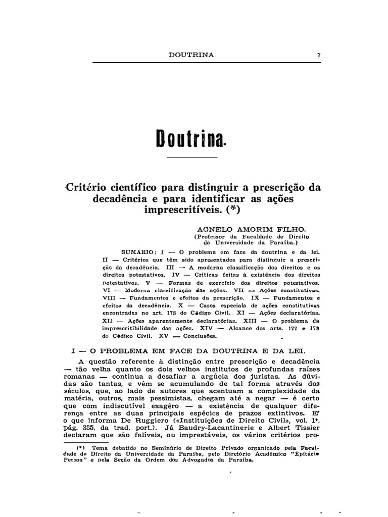 Criterio Cientifico Distinguir AMORIM FILHO | PDF | Ação judicial ...