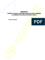 PD 46 - 2001 Calculul Placilor Armate Pe Doua Directii La Poduri