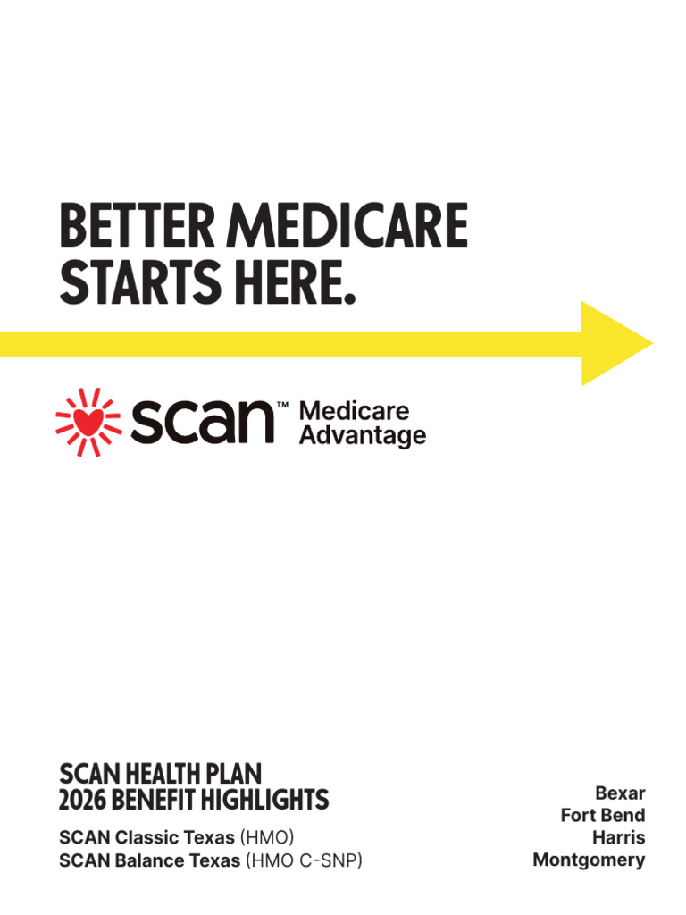 SCAN Health Plan 2026 Benefits Overview | PDF | Medical Prescription ...