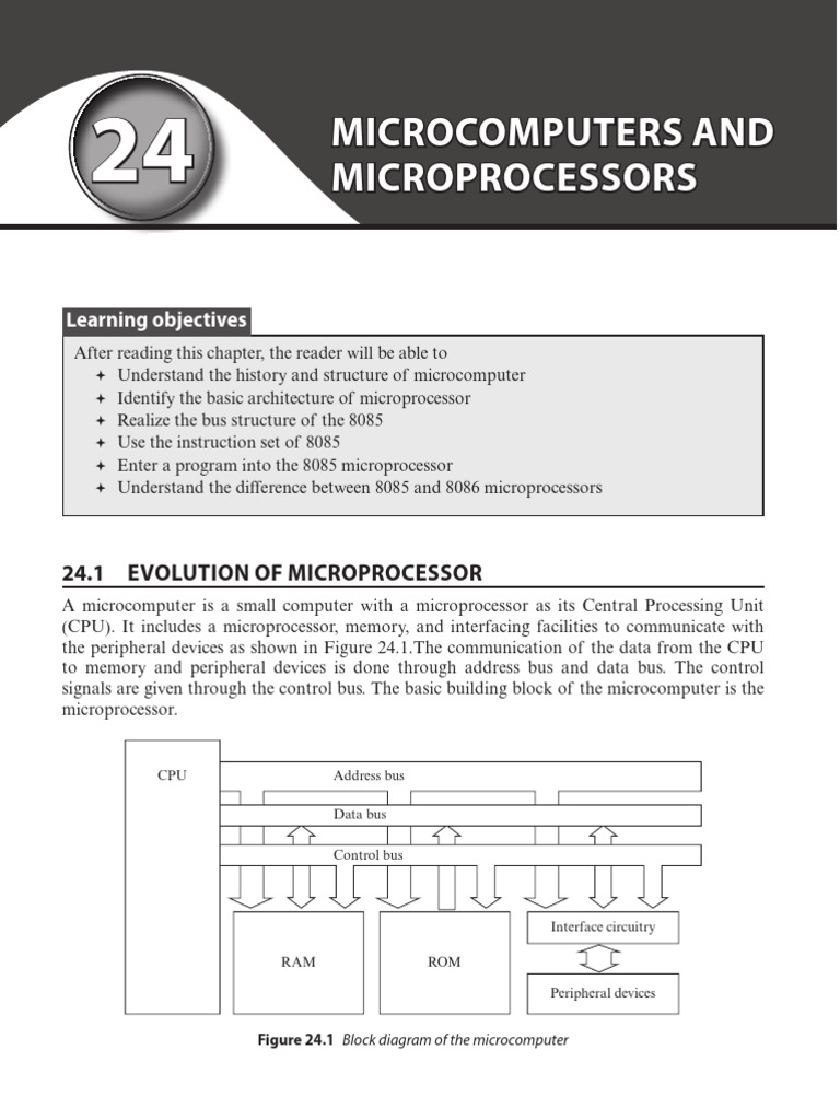 Microprocessor Evolution and 8085 Features | PDF | Central Processing ...