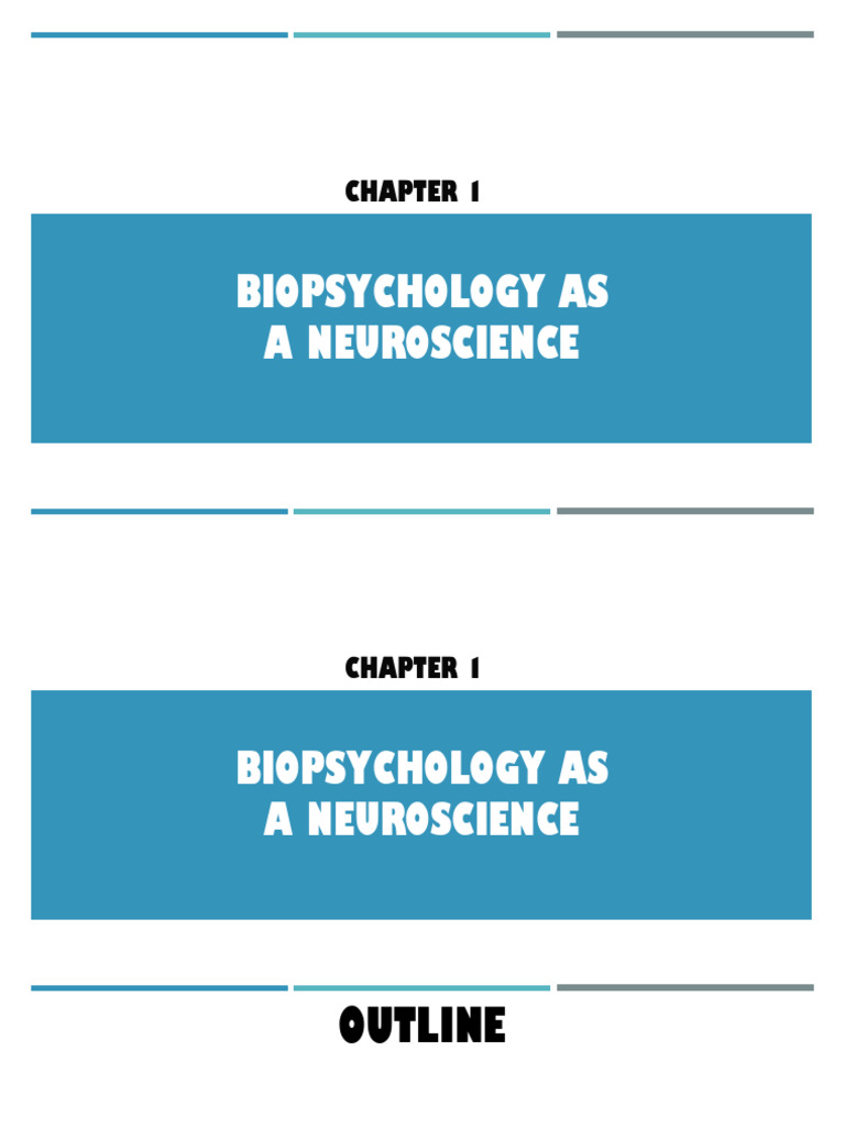 Introduction to Biopsychology and Neuroscience | PDF | Behavioral ...