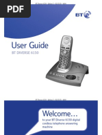 Download BT Diverse 6150 by Jonathan Care SN9816846 doc pdf