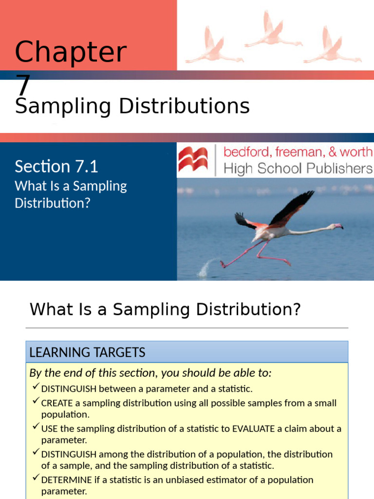 Understanding Sampling Distributions | PDF | Estimator | Bias Of An ...