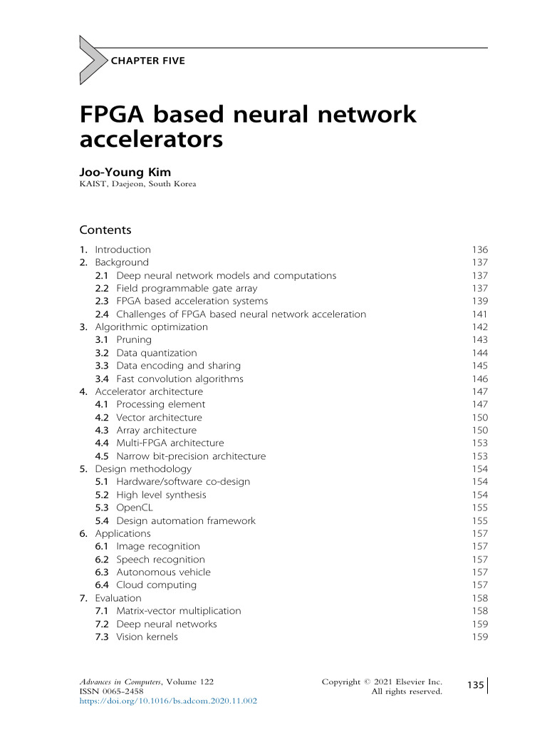 s 0065245820300899 | PDF | Field Programmable Gate Array | Deep Learning