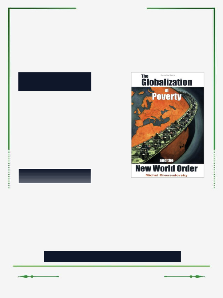 The Globalization of Poverty and the New World Order 2nd Edition Michel ...