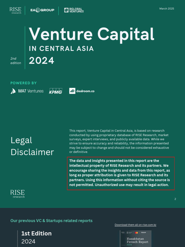 Central Asia Venture Capital Trends 2024 | PDF | Corporate Finance ...