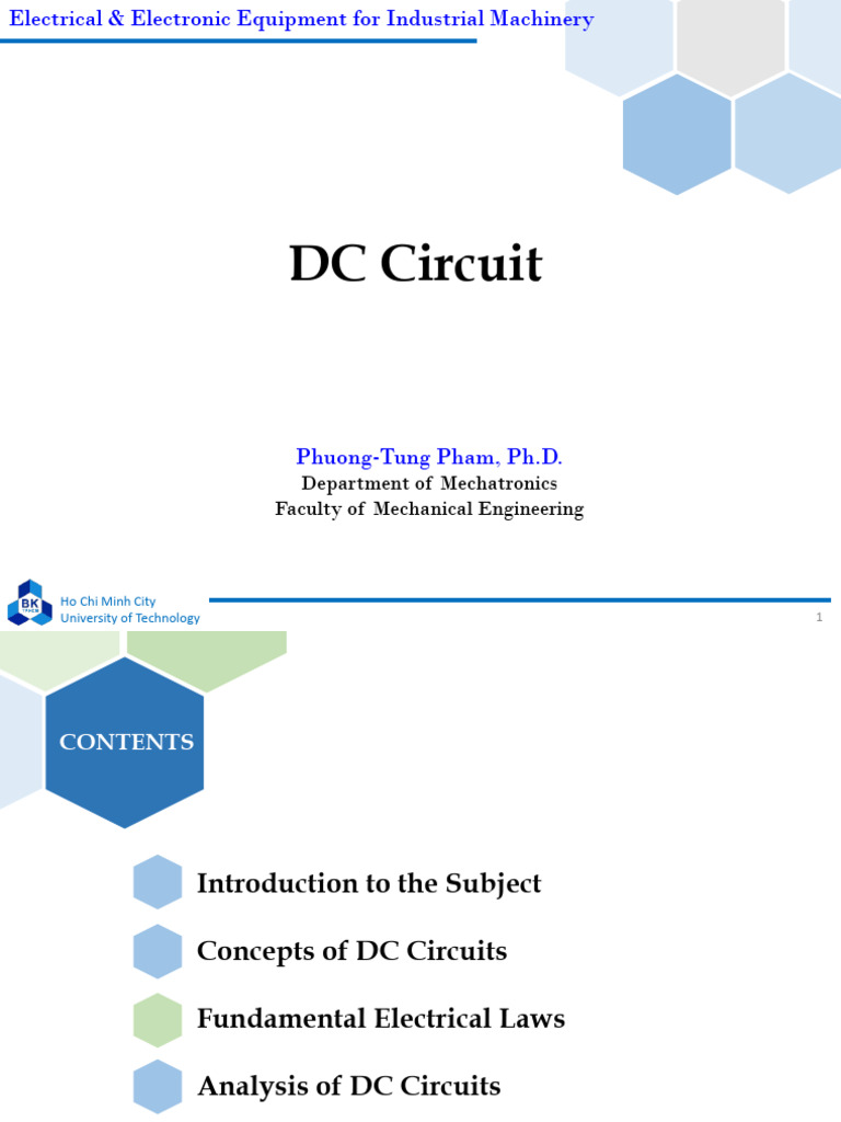 DC Circuits Course Overview and Analysis | PDF | Direct Current ...