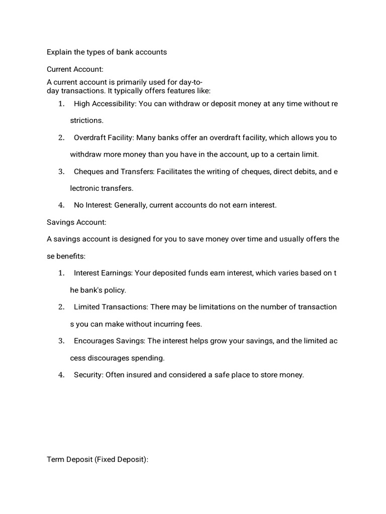 Types if Accounts | PDF | Transaction Account | Payments