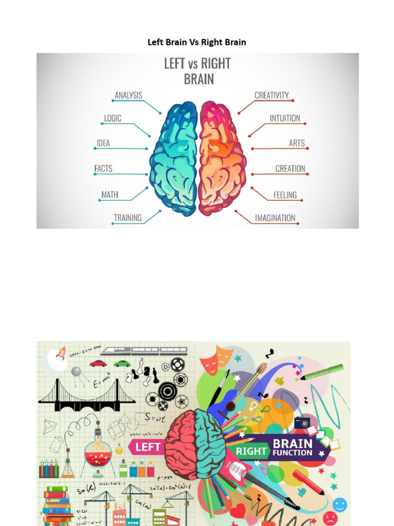 Left Brain Vs Right Brain | PDF