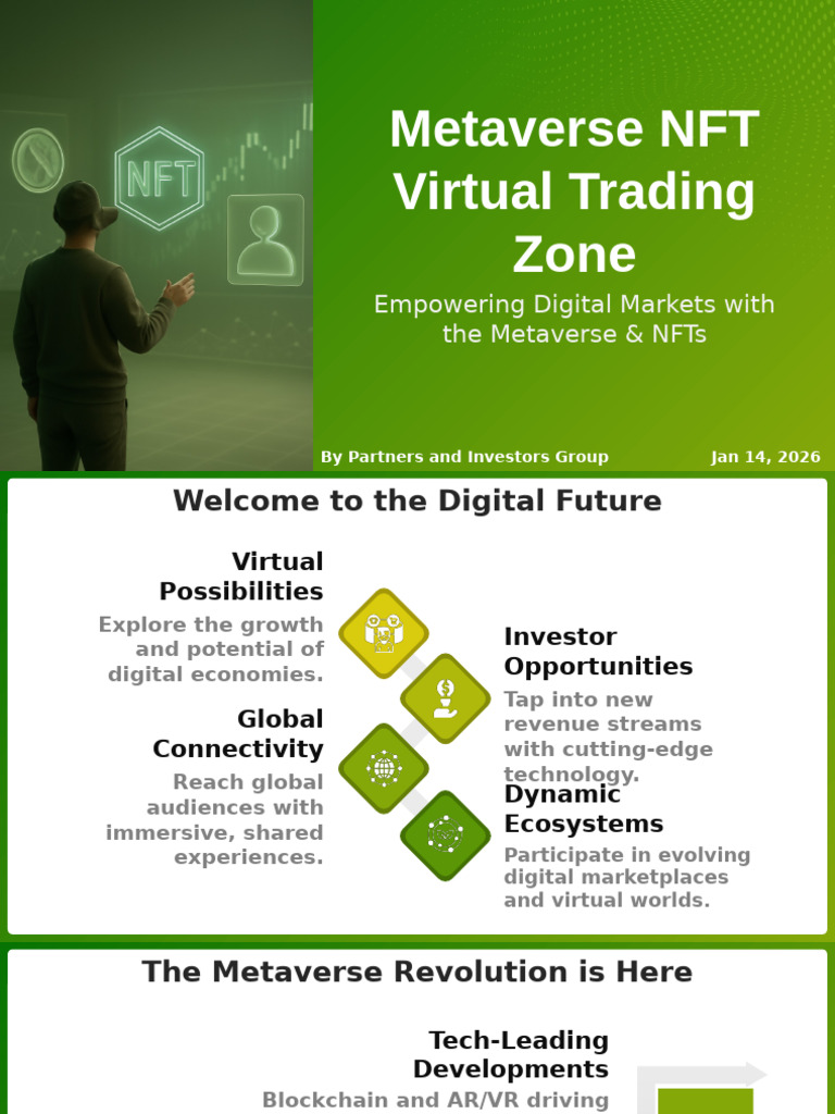 Metaverse NFT Virtual Trading Zone | PDF | Virtual Reality | Economies