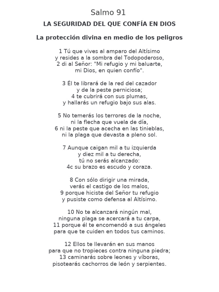 Salmo 91 | PDF