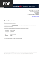 Banking Details Confirmation Letter | PDF
