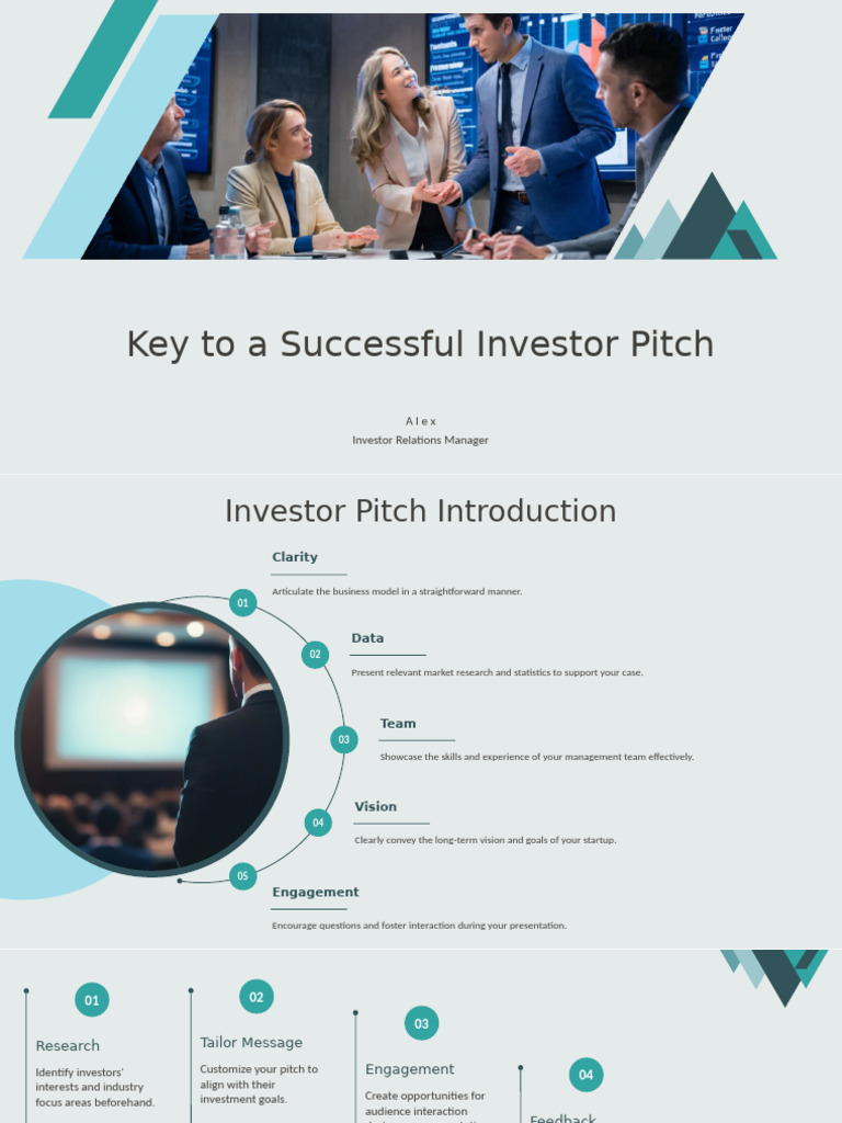 Essential Guide to Investor Pitch Success | PDF | Investing | Startup ...
