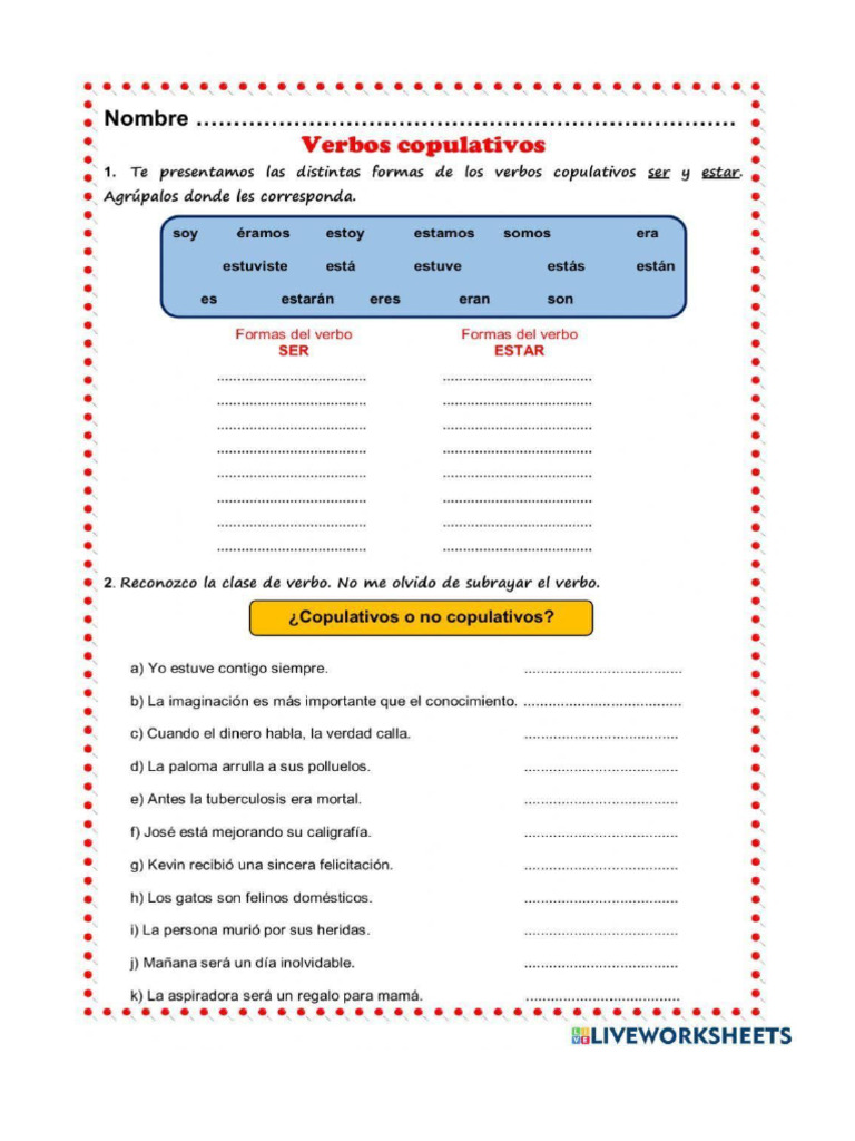 Clases de Verbos | PDF